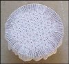 Hand Crochet Lace Tablecloth Table Topper 56" Round