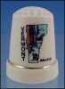Collectible State China Thimble - VERMONT A1365
