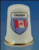 Collectible Fine Bone China Thimble CANADA Made in England