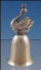 Reed & Barton Silverplate Twelve Days of Christmas Bell Ornament SEVEN SWANS A SWIMMING A1385