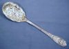 Ornate SHEFFIELD Silver Large Repousse Scalloped Edge Berry Serving Spoon ENGLAND William Adams, Inc.