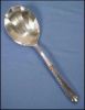 Antique ROCKFORD SILVER PLATE Casserole Spoon Shell STERLING SILVER HANDLE