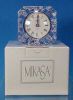 Discontinued MIKASA Crystal WESTMINSTER DESK / VANITY / Mantle CLOCK A1841