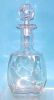 Vintage Glass BRANDY LIQUOR Decanter Bottle A1853