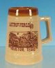 Miniature Souvenir Stoneware Beer Stein Mug ASTROWORLD / HOUSTON, TEXAS A1977