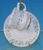 Vintage ROYAL TARA Porcelain Teacup Tea Cup & Saucer Set SHAMROCK - BOXED & DISCONTINUED A2090