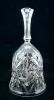Vintage Crystal Glass Dinner Bell FACETED WREATH A2146
