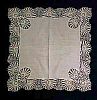 Vintage Cotton Linen & Lace Wedding Bridal Bride Handkerchief / Hankie / Hanky