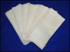 Vintage Set of Six (6) Fine Damask Cotton Linen DINNER NAPKINS Creamy White 19" x 19"