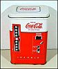 Vintage "Drink Coca-Cola In Bottles" Coke Vending Machine Collectible Tin