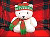 Original 1986 SANTA BEAR Santabear Dayton Hudson Plush Stuffed Collectible Christmas Holiday Bear