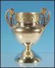 Antique James W. Tufts Quadruple Silverplate Trophy Shape Cup #2964 