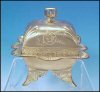 Antique SIMPSON HALL MILLER Quadruple Silverplate Silver Plate Covered Butter Dish - Square A910