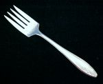 ROGERS SILVER PLATE Cold Meat Fork LADY DORIS / PRINCESS (c. 1929)