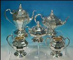 Antique PAIRPOINT Quadruple Silverplate Tea / Coffee Set #388