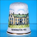 Collectible Bone China THIMBLE - NUNNINGTON HALL / THE NATIONAL TRUST Made in England