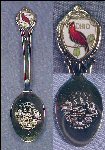 Vintage Collectible Souvenir Enamel Spoon OHIO