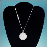 1880 S Morgan Silver Dollar Necklace on a Sterling Silver .925 Necklace Chain - ITALY (1 oz. / 28 grams)